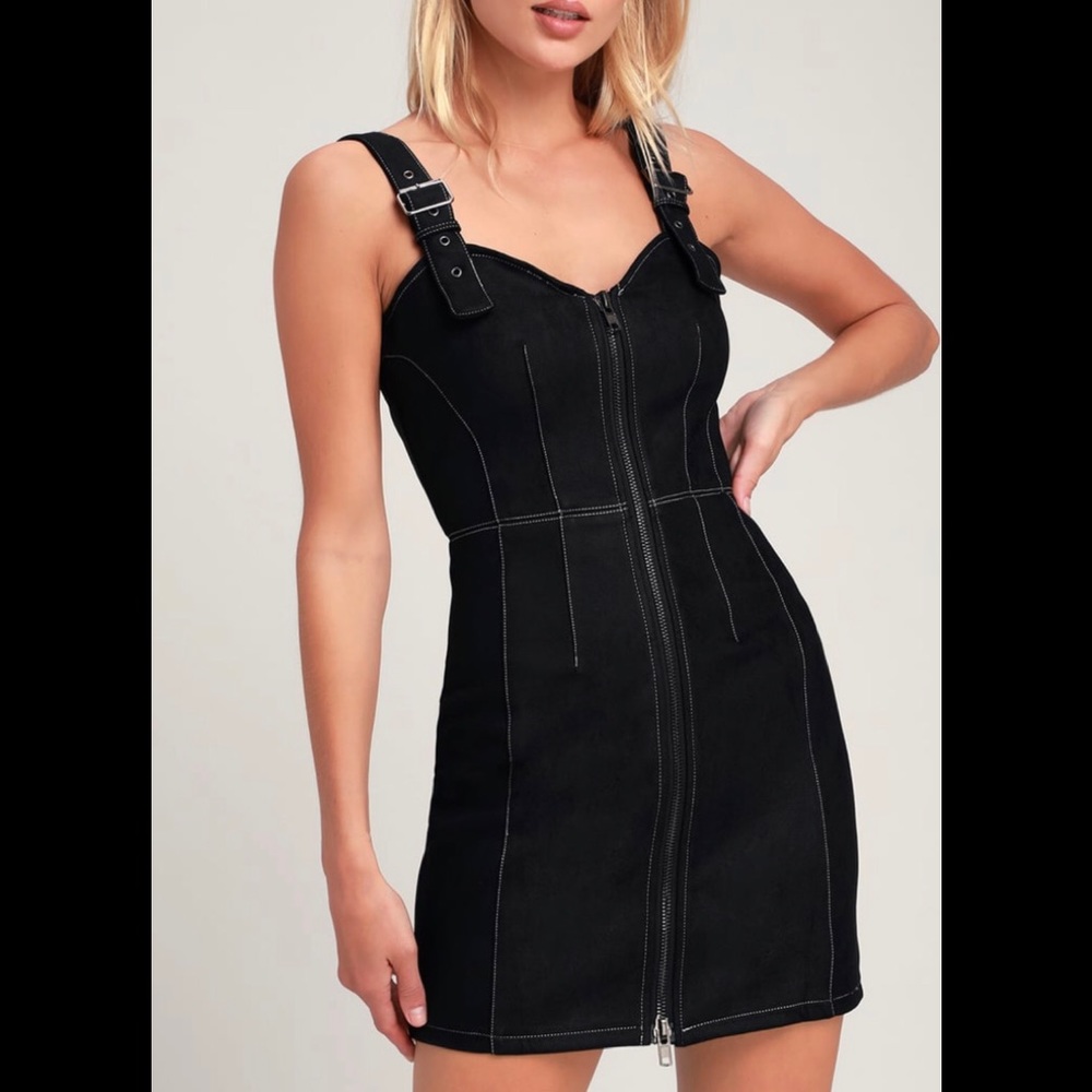 Lulu’s Foxy Little Black Dress NWT